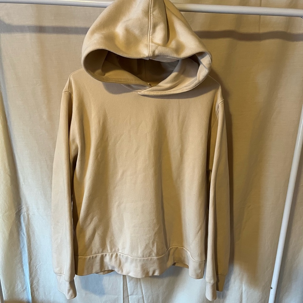 H&M Oversized Light Beige Hoodie Sweater, Women’s Medium, Like New